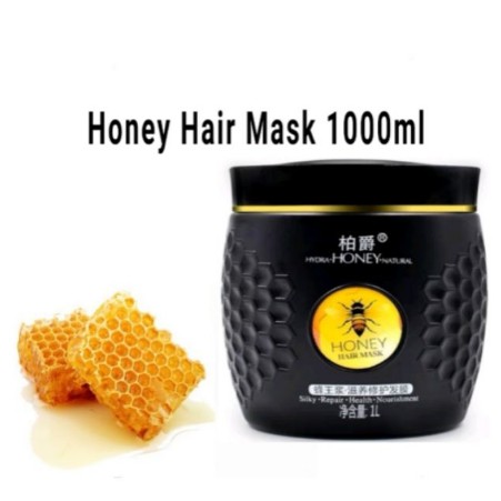Hair Keratin Hydra Honey Natural Treatment Mask 1000ml Shopee