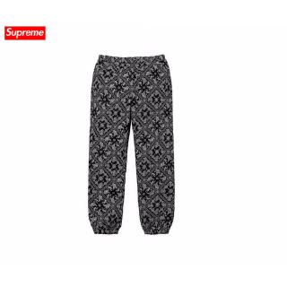 grey supreme sweatpants