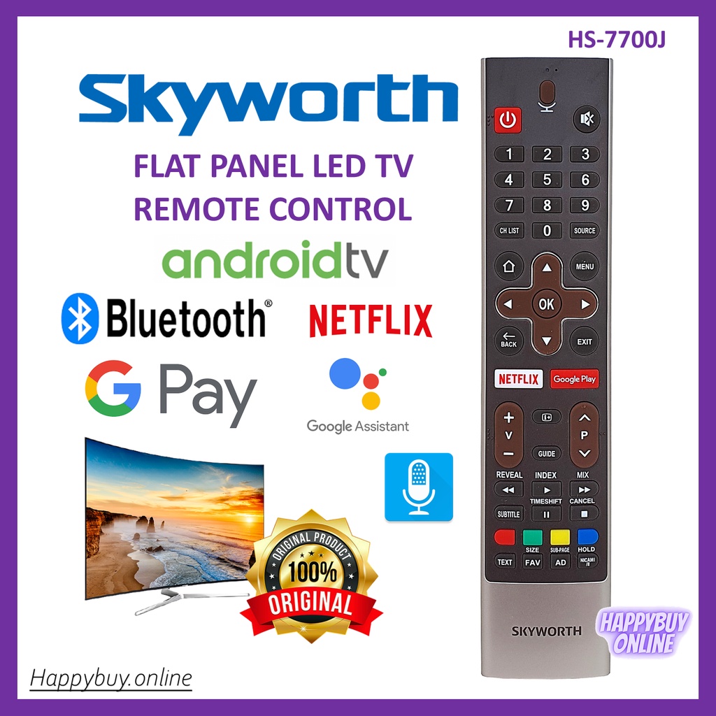 Skyworth Android Smart TV Remote Contorl HS7700J Skyworth Android