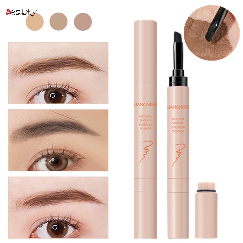Versatile Have LIANGNISHI 3 Colors Eyebrow Balm Pencil Natural Smooth Long-lasting Color Development Multi-use Waterp... - Image 3