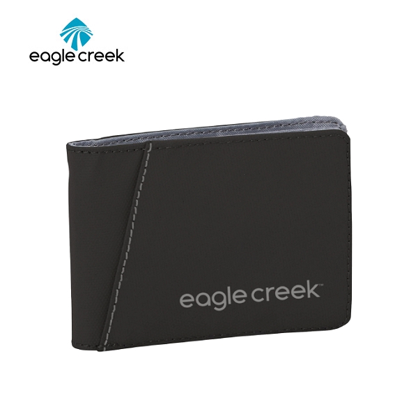 Eagle Creek Men Women Lightweight Bifold Slim Wallet with Exterior Slip