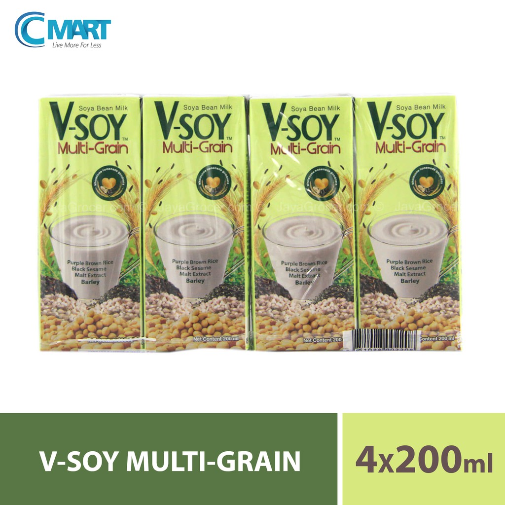 V-SOY MULTI-GRAIN 200ml x 4's | Shopee Malaysia