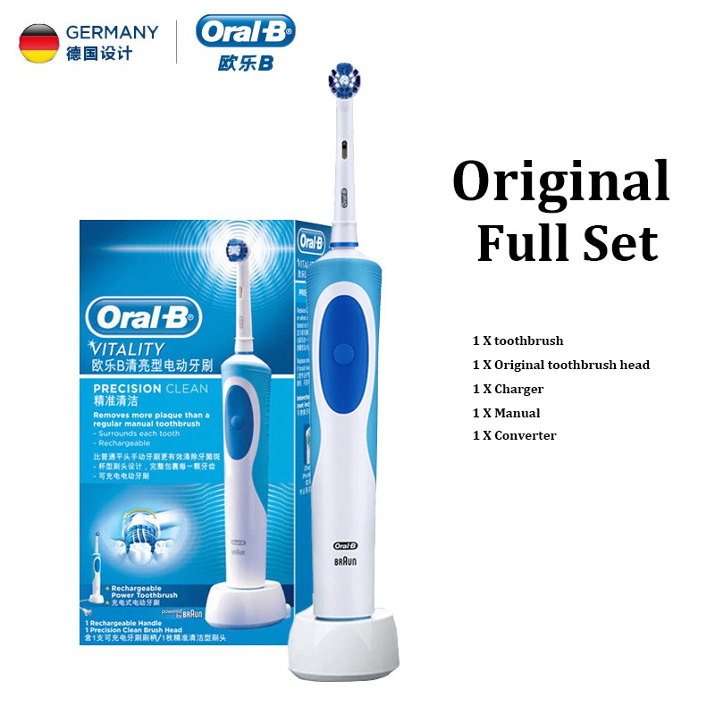 oral b braun electric toothbrush manual