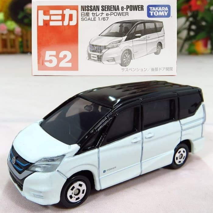 Tomica Diecast Nissan Serena C27 E Power Miniature Car Shopee Malaysia