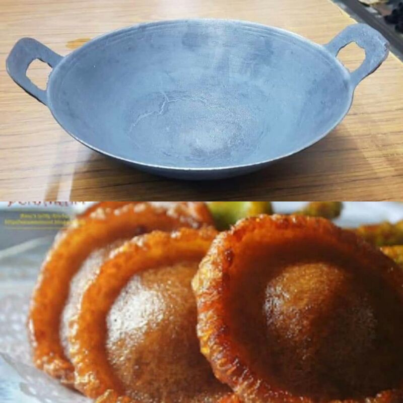 Kuali Kuih Penjaram Kuali Besi Cast Iron Wok Kuali Kuali Kuih Penjaram Kuali Besi Cast Iron Wok Kuali