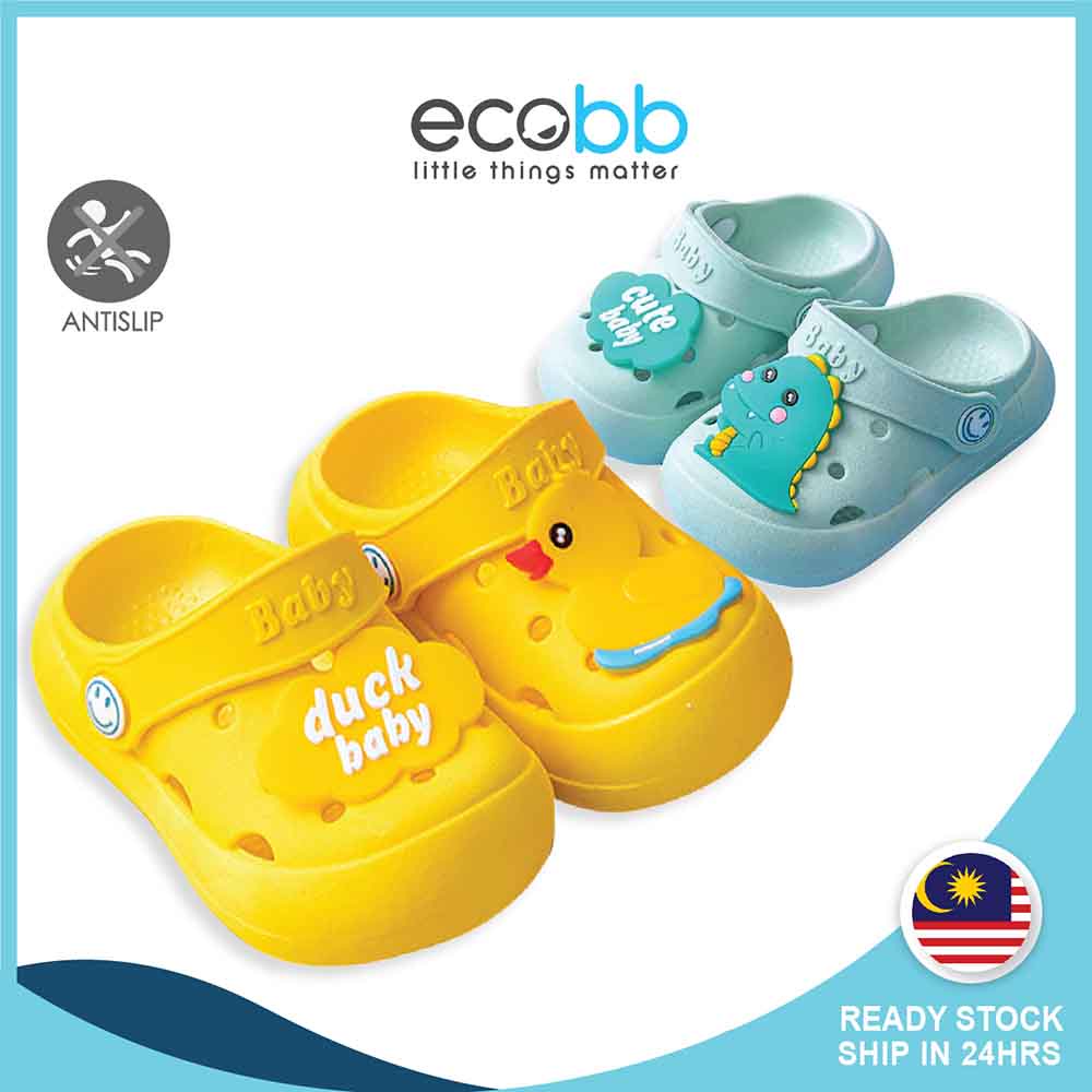 Kid's Shoes Baby Non Slip Slipper Unisex Sandals Sport Clogs Baby Shoe Eva Selipar Kasut Budak Clog