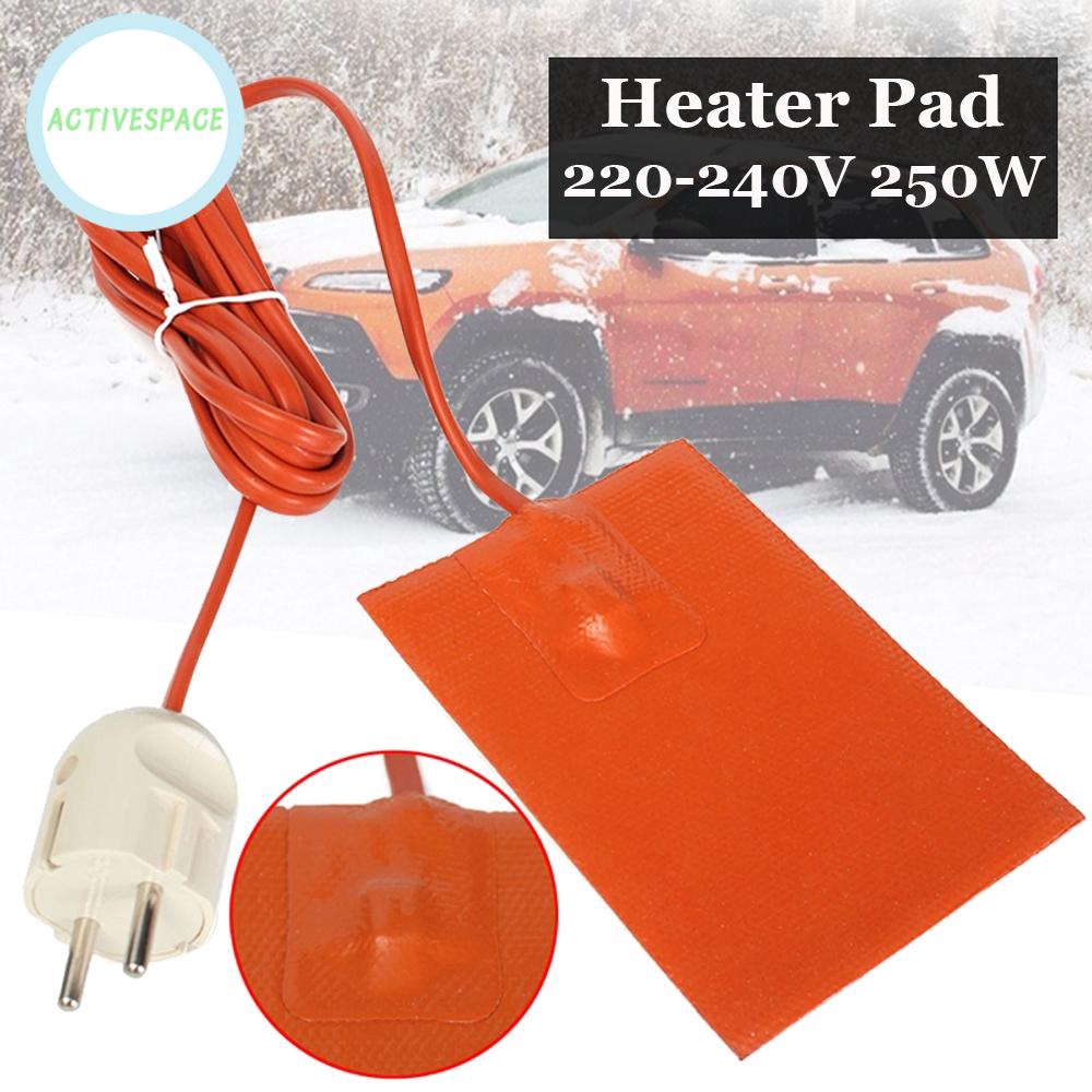 Engine Heater Oil Pan Tank Car Truck Start Pre Heater 175W 110V Silicone Hot Pad
