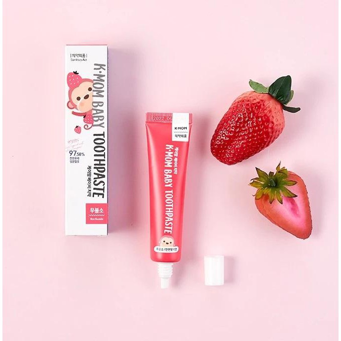 KMOM BABY TOOTHPASTE 30g (Nonfluoride) Shopee Malaysia