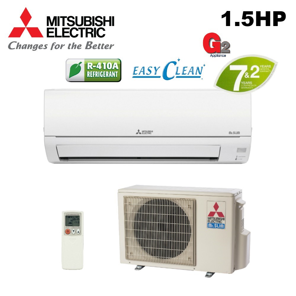 MITSUBISHI (R410) AIR COND 1.5HP MS-HK13VA/MU-HK13VA | Shopee Malaysia