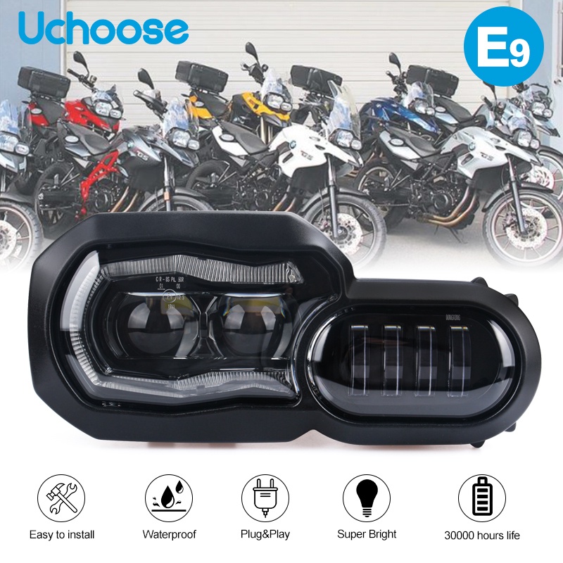 E9 Mark Motorcycle Headlight For BMW F800GS F800R F700GS F650GS Lights