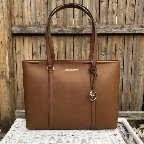 michael kors tote with zipper