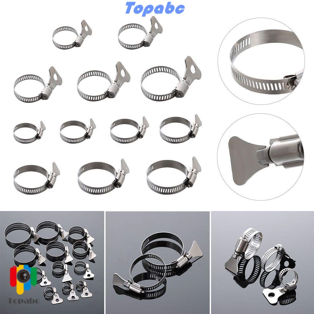 TOP 1Pcs Useful Stainless Steel Powerful Pipe Clip Hose Clamps Exhaust New Welding Repair Tool