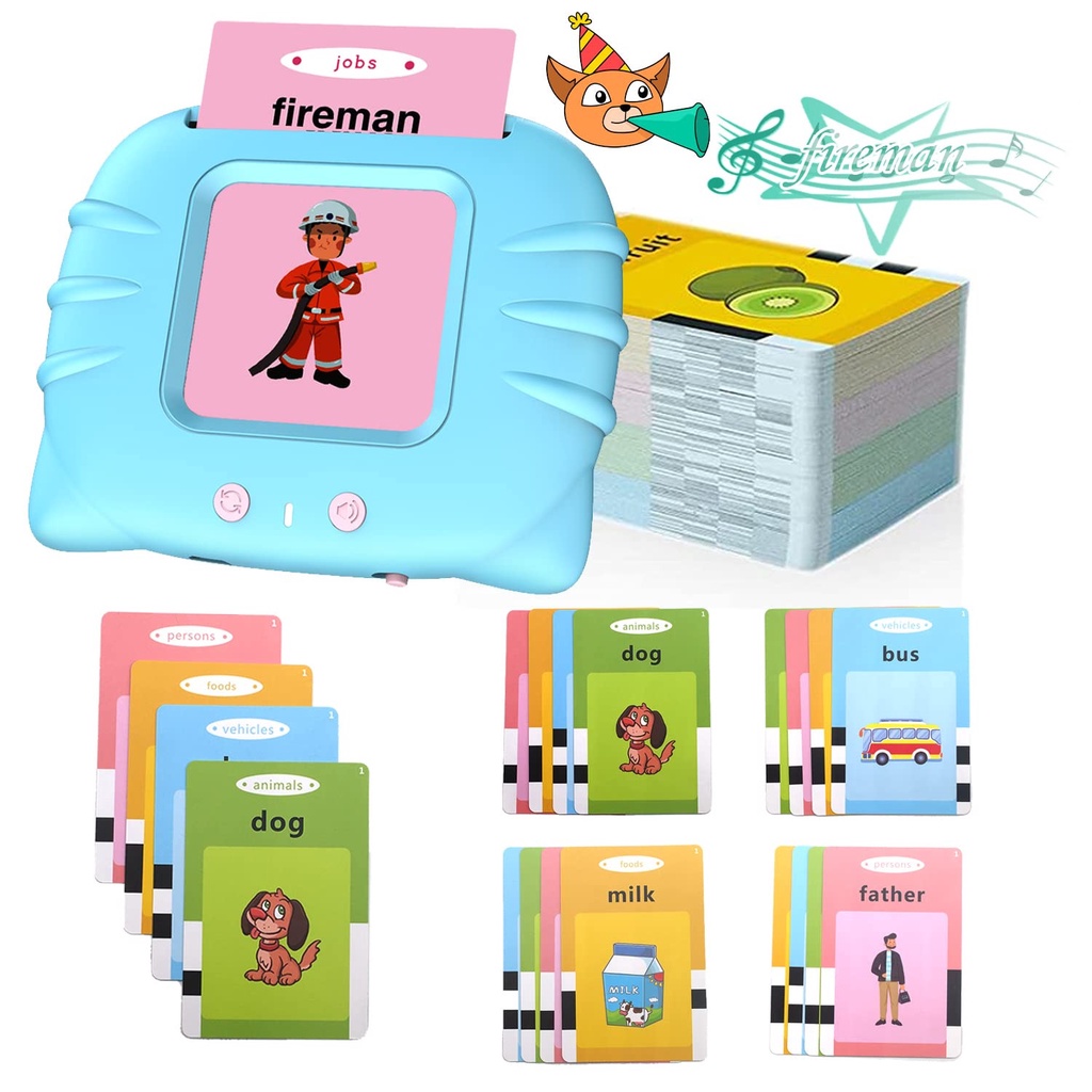Baby Early Education Pronunciation Oral Card Machine Children's Educational Toys Oral Pronunciation Educational Toys 224 Cards For Kids Toys