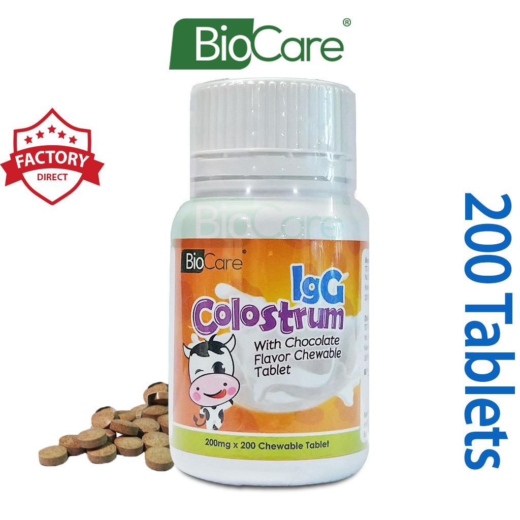 Biocare IgG Colostrum Chewable Tablet 200s X 200mg | Shopee Malaysia