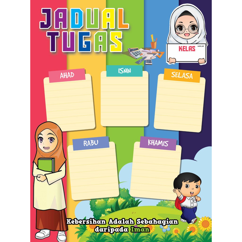 Jadual Tugasan Kelas Yang Kreatif