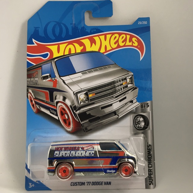 2020 Hot Wheels ~ Super Chromes 4/5 ~ Custom '77 Dodge Van ~ Gold ~ 23/250