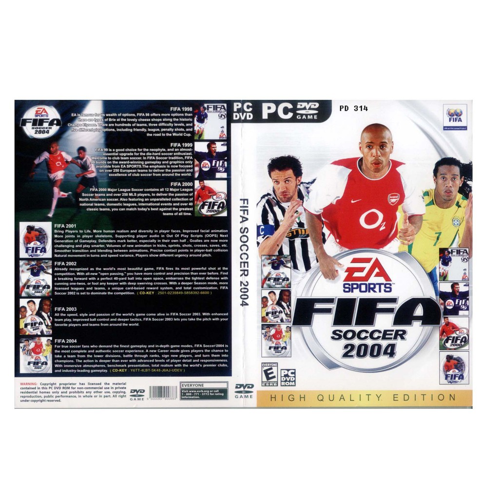 Pc Game Fifa Soccer 04 Shopee Malaysia