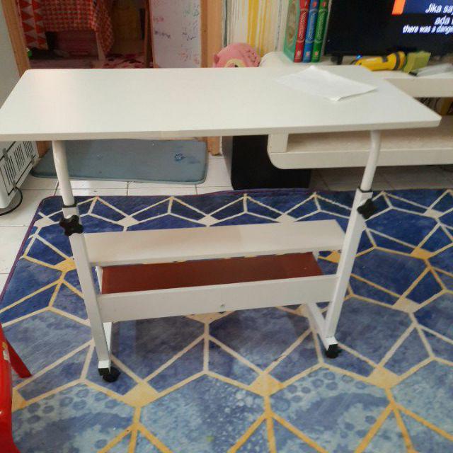 LEXIS (L60/80)cm Adjustable Bedside Laptop Table Sofa Side Table With