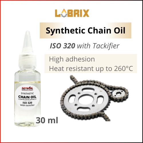 LUBRIX Setroil Synthetic Chain Oil ISO 320 Bicycle Chain Lube Bicycle