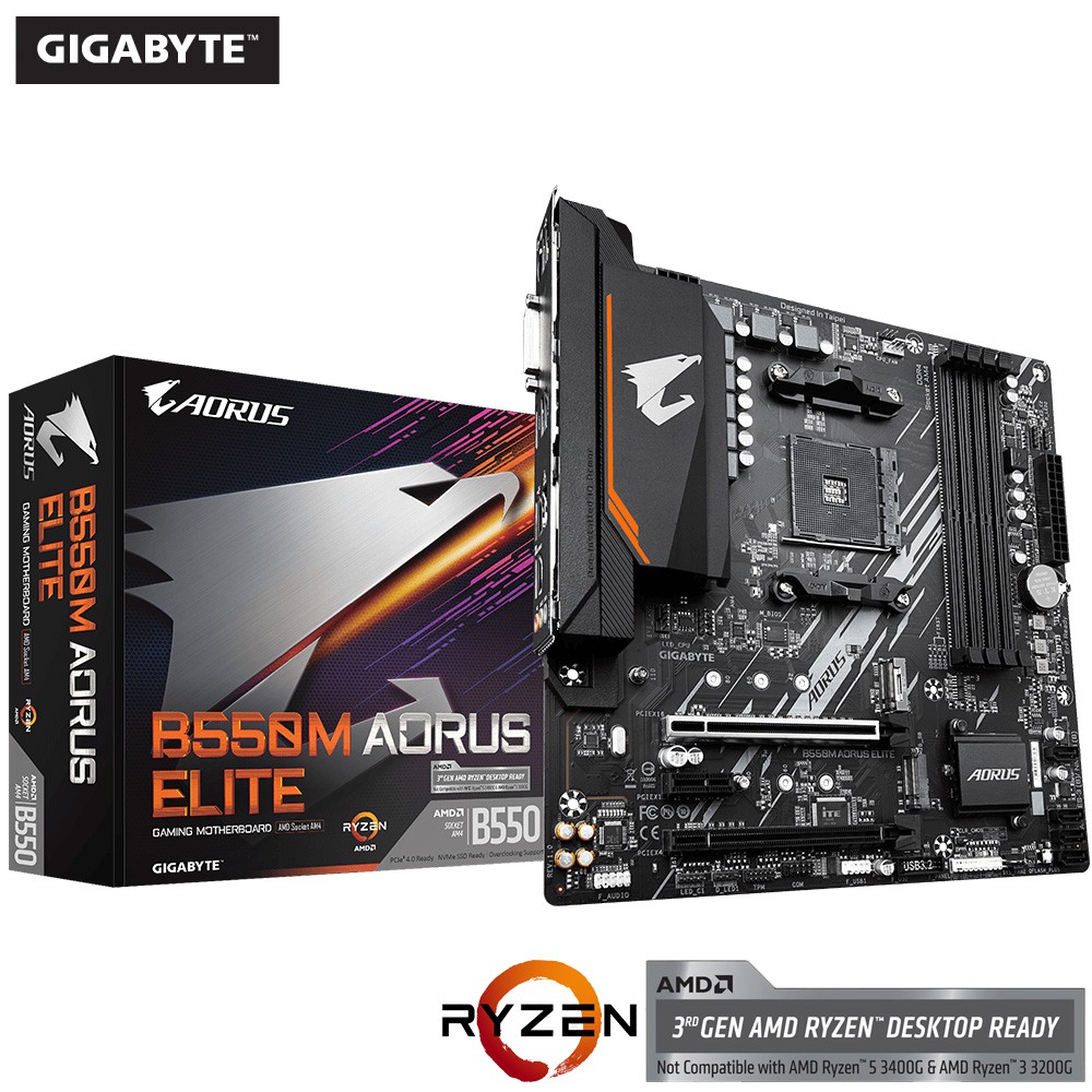 Gigabyte b550m aorus elite совместимость