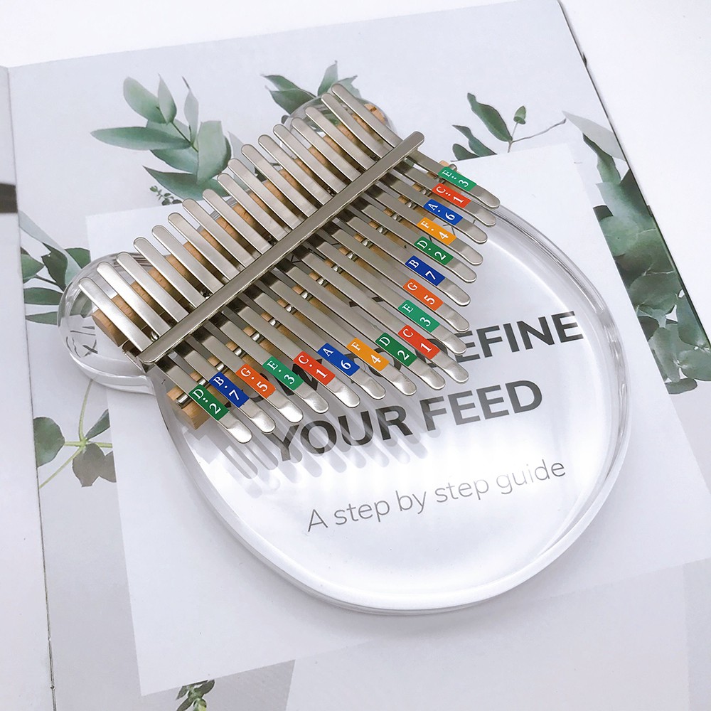 8/10/17 keys kalimba notes sticker thumb piano finger pinao colorful