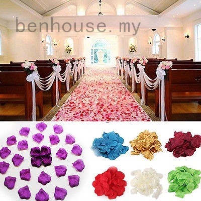 New Charming 100 Pcs Various Multi Color Flower Rose Petals
