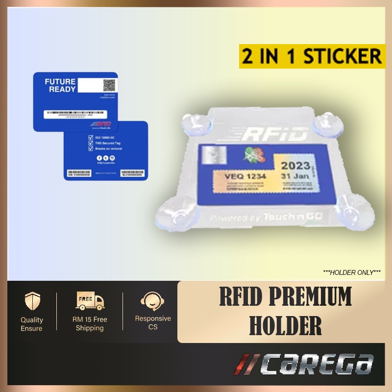 MY RFID Premium Holder RFID Touch n Go TNG RFID Tag Sticker Smart Tag