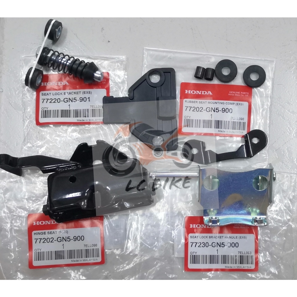EX5 DREAM HIGH POWER SEAT LOCK BRACKET COMPLETE SET SEAT CATCH SEAT