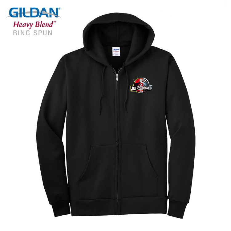 jurassic park zip up hoodie