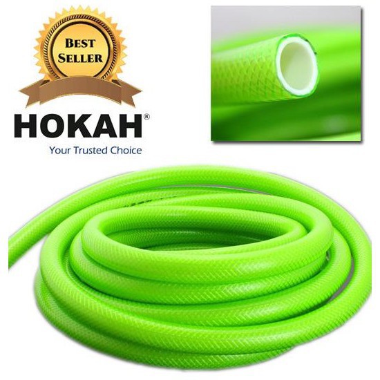 Axes Hokah Green Tornado Garden Hose Made In Malaysia 10meter 25meter Shopee Malaysia