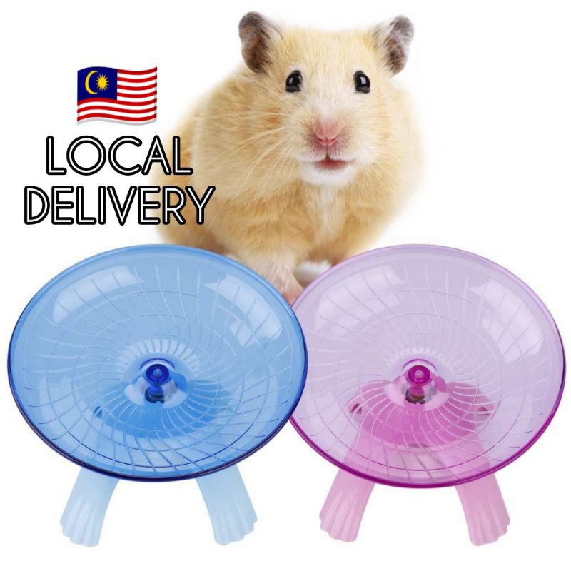 CARNO Hamster Flying Saucer Silent Hamster Wheel for Small Animals Roda