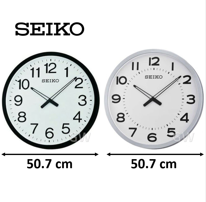 100% ORIGINAL SEIKO Quartz Large Big Wall Clock QXA563 (QXA563K, QXA563S)  [Jam Dinding Besar] | Shopee Malaysia