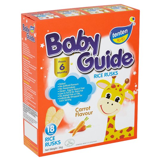 Tenten Baby Guide Organic Rice Rusk