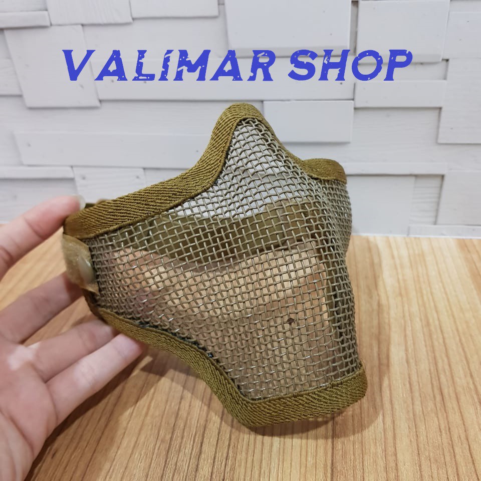 Half Mask Wiremesh v.1 PDW Safety Mask Tactical Face Netting Airsoft