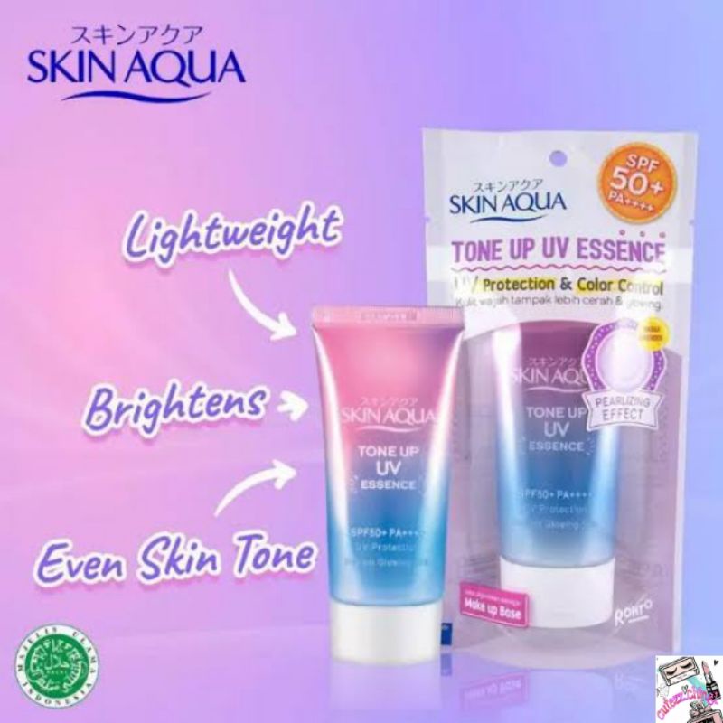 Have Reliable Cutezz_ching1 Skin Aqua Series Tone Up UV Essence Mild Milk SPF 25 Moisture 50 30 Whitening