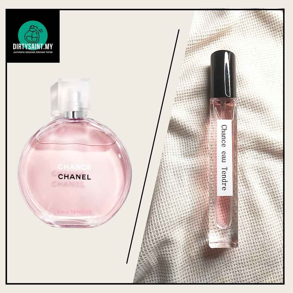 ? ORI Chanel Chance Eau Tendre EDT Spray 10ml Atomizer/miniature/small  perfume/travel size (250 SPRAYS!) | Shopee Malaysia