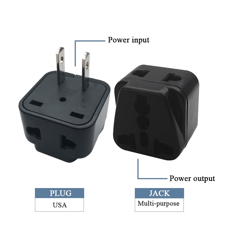 Travel Power Plug Adaptor for US Australia Canada Mexico Thailand