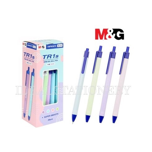 (NEW)M&G PEN RETRACTABLE SEMI-GEL BALL | 0.5/0.7 MM (20/BOX) | Shopee ...