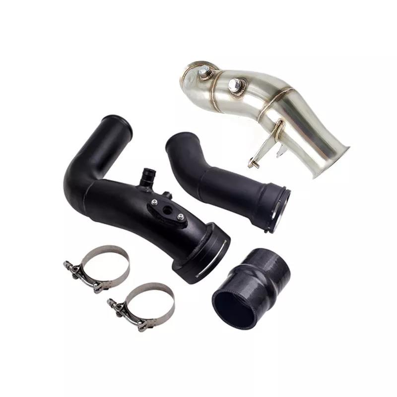 Downpipe+aluminum Charge Pipe Kit For Bmw N55 M135i M235i M2 335i 435i 