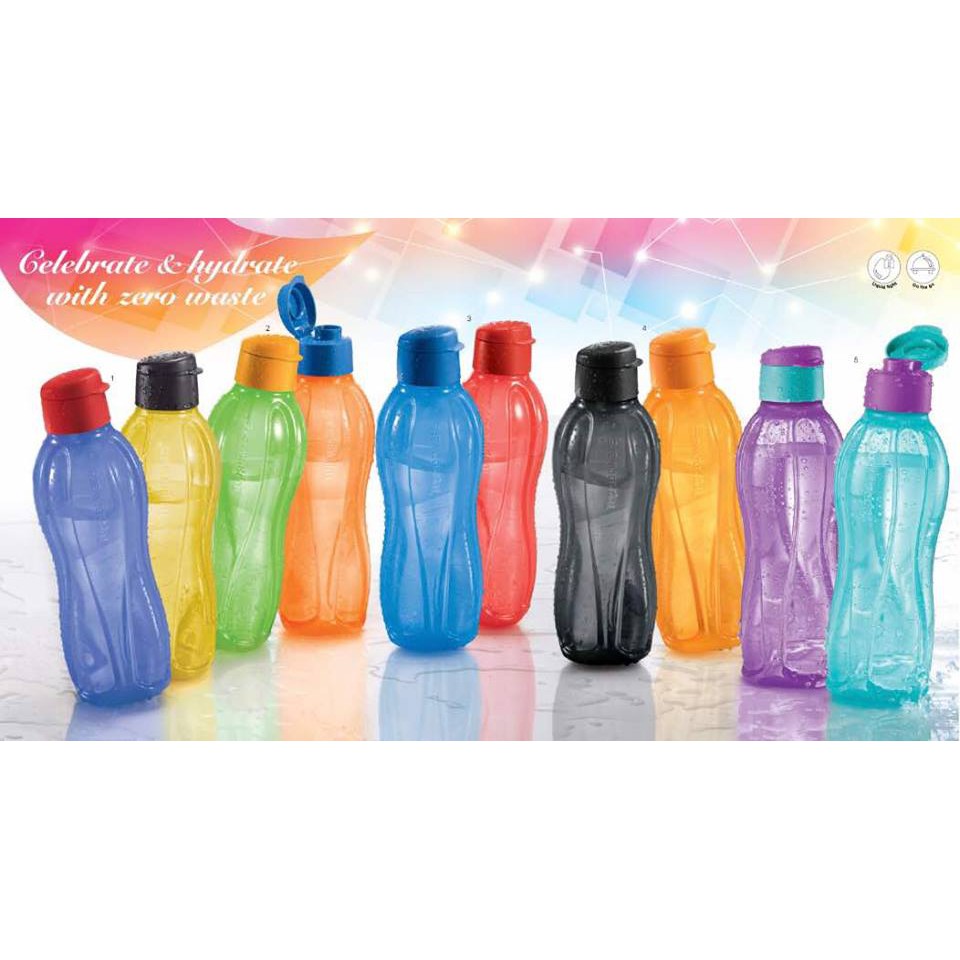 Tupperware Eco Bottles Flip Top 1L X 1pc (LIMITED EDITION ECO BOTTLE