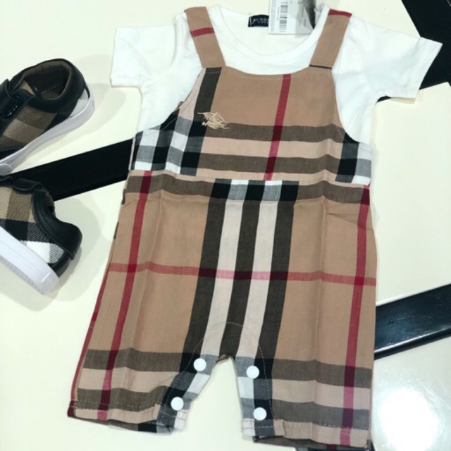 Ready Stock ?? Clearance stock Burberry baby romper baby onesie baby  jumpsuit cotton high quality material | Shopee Malaysia