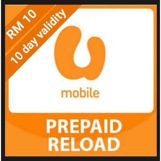 [RM 10] U Mobile Prepaid Topup Reload (not share a topup)