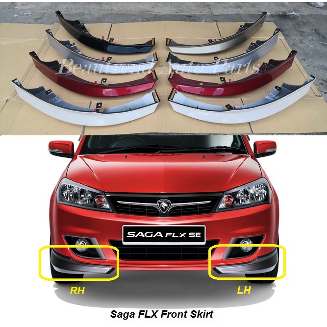 Ori Saga Flx Front Bumper Lower Skirt Right Side