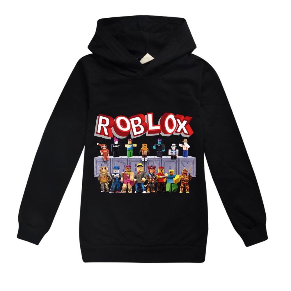 Big Boys Girls Roblox Football Team Robot Hoodies Kids Boys Long Sleeve Hooded T Shirt Youth Girl Sweatshirt Robot Shirt Shopee Malaysia - girl roblox t shirt hoodie