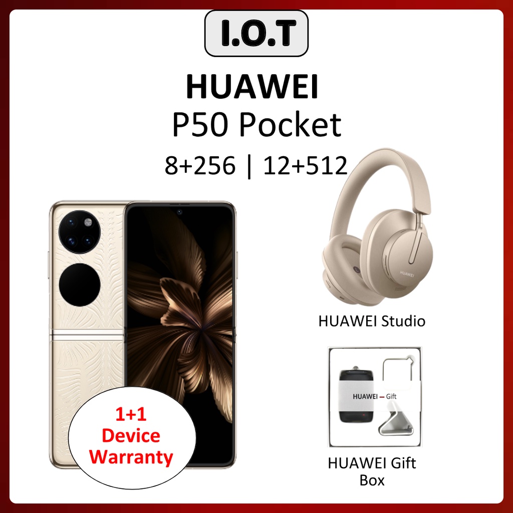 Huawei P50 Pocket ( 8+256 / 12+512 ) - 100% Original Malaysia | Shopee ...