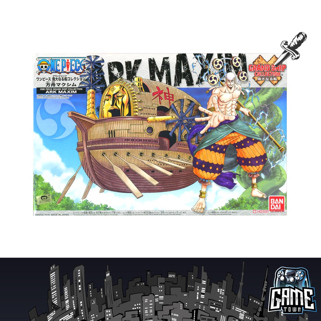 Bandai One Piece Grand Ship Collection Ark Maxim Shopee Malaysia