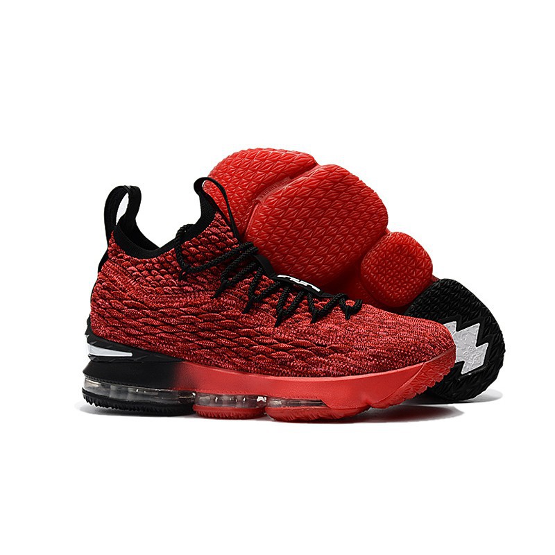 lebron 15 black and red