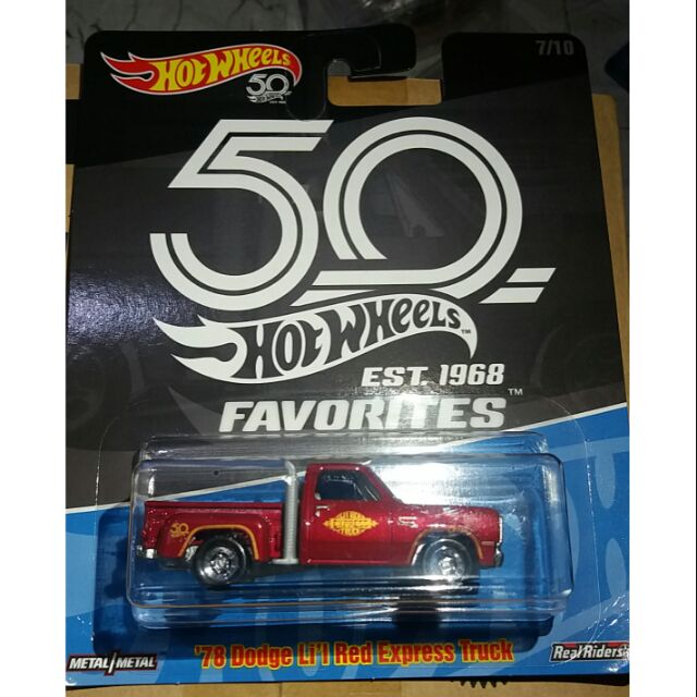 hot wheels 1978 dodge lil red express truck