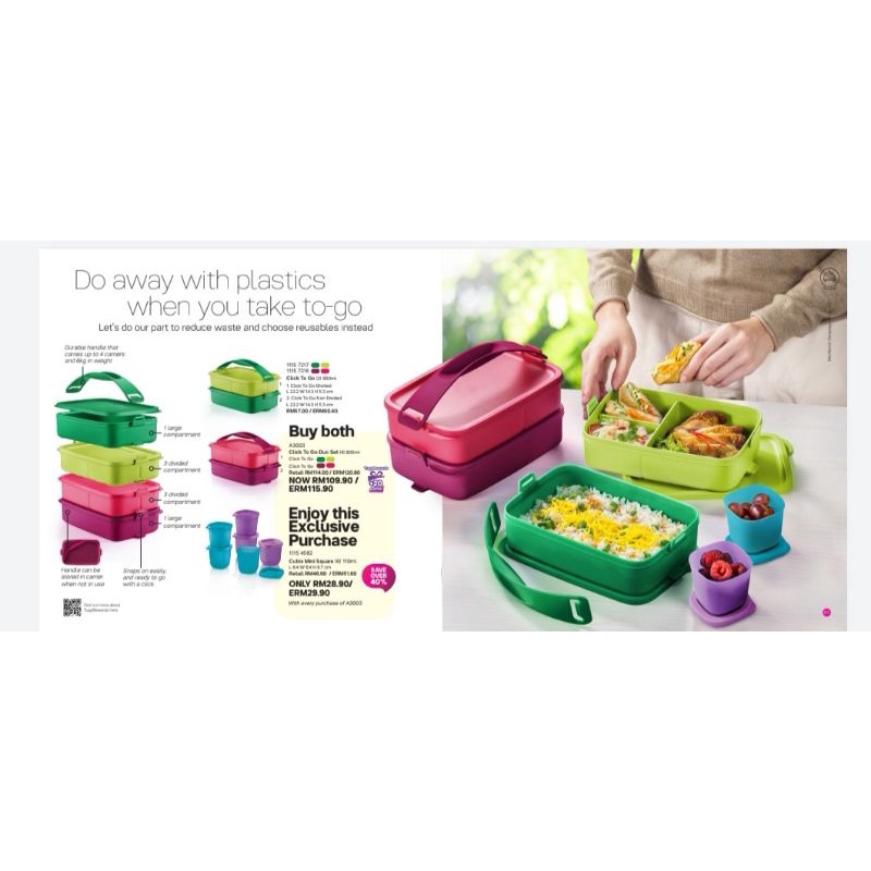 tupperware store serve and go