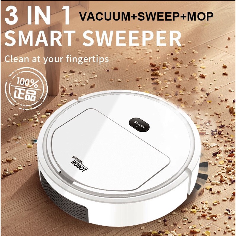 3 in 1 Electric Sweeper Robot Smart Household Vacuum Cleaner Sweeping Machine